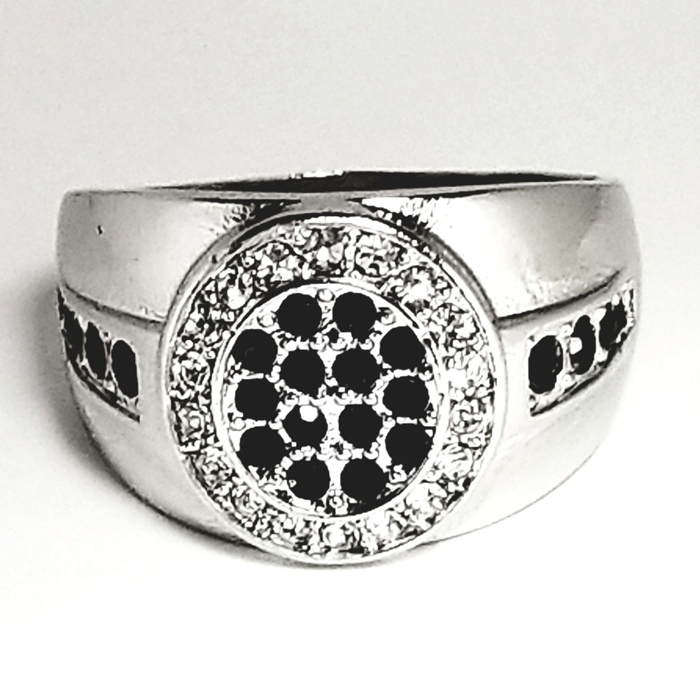 Men's CZ ring size 9